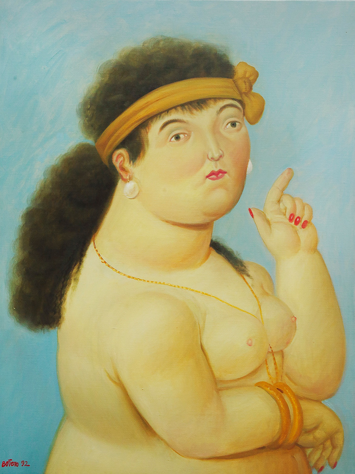 medieval painting of a woman